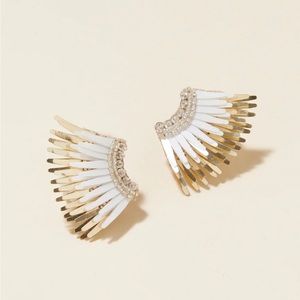 ISO RIGHT mignonne gavigan gold/white mini Madeline earring